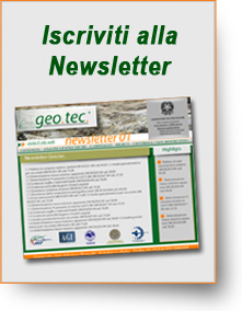 Iscriviti alla Newsletter Geo.Tec.